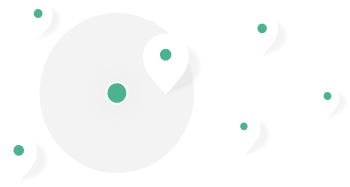 Location pins of KeyNest stores